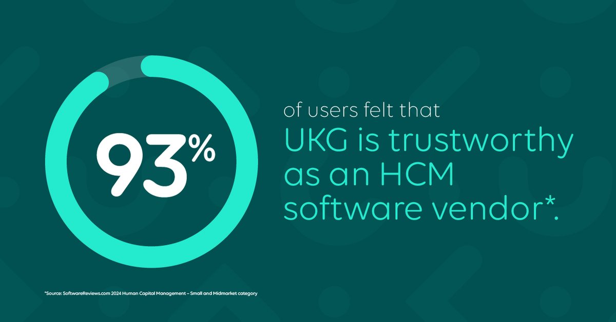 UKGInc's tweet image. Ineffective HR technology is costing you a lot. Learn why 94% of users said UKG Ready enables productivity and helps them overcome employee dissatisfaction, noncompliance, payroll errors, and more: ukg.inc/4hgYqFu.

#WeAreUKG #SmallBusinessTechnology