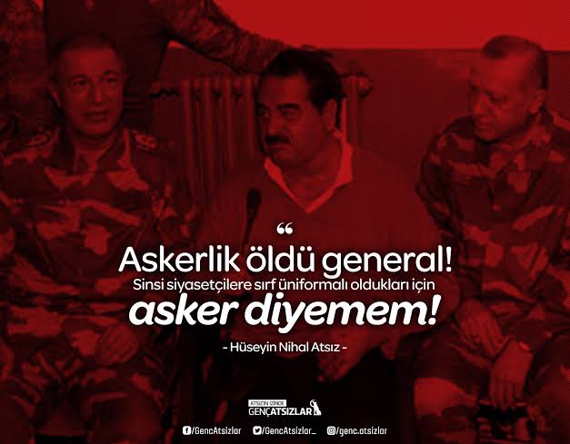 #TeğmenlerimizinYanındayız

Atatürk’ü anmak, disiplinsizlik değildir.