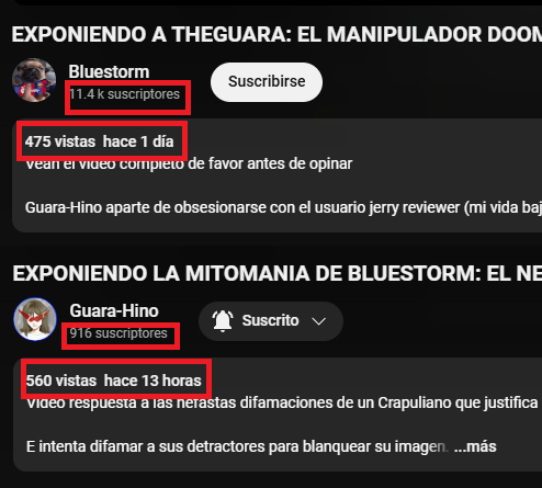 MiguelVC9991's tweet photo. @BluestormDBO When un canal de menos de 1k de suscriptores le hace ratio a otro canal de 10k de suscriptores: https://t.co/VZEBCjCe17