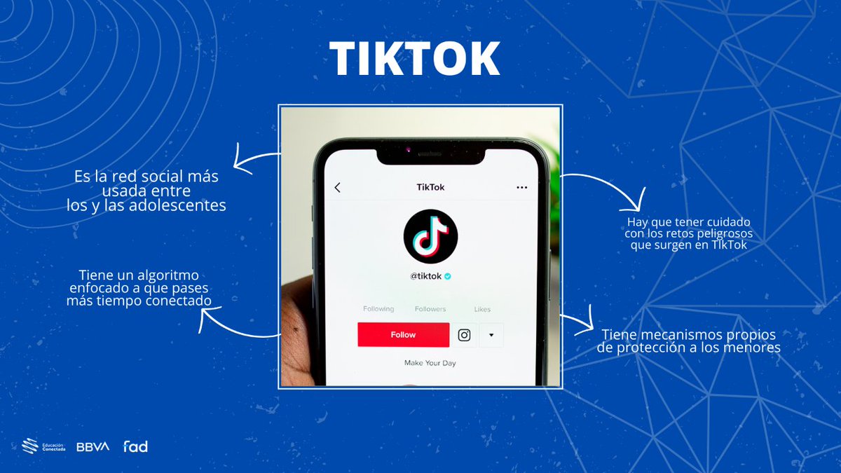 EduConectada's tweet image. 🔹¿Sabes qué es Tik Tok exactamente?
🔹¿Cómo funciona?
🔹¿Qué pueden ver en ella?
🔹¿Por qué es tan atractiva?

Descubre todos los secretos de #TikTok #TutorialesenFamilia
🔗mtr.cool/eqhgpvbdwi