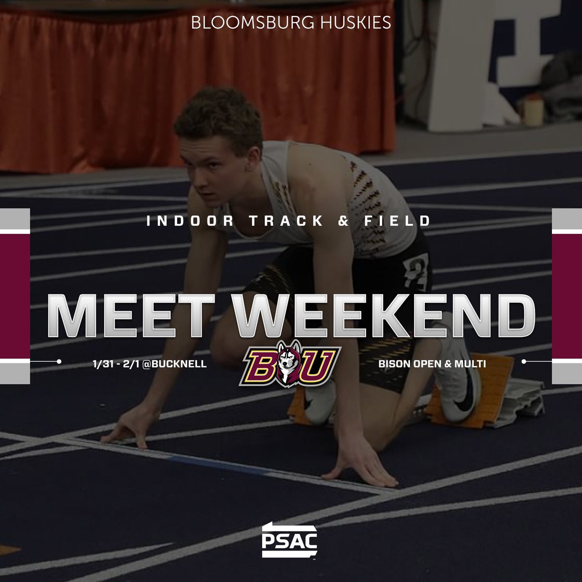 It’s a big weekend for BUXCTF! We compete on both Friday and Saturday at Bucknell’s Bison Open &amp; Multi. Events begin tonight at 4pm, and tomorrow at 11am. Let’s go, Huskies! 🐾

Live Results: 
bucknellbison.anet.live/meets/43381