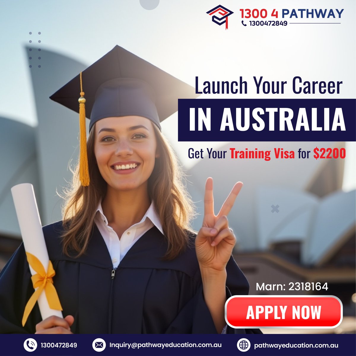 pathway_edu_au's tweet image. 🎓Launch Your Career In 🇦🇺🇦🇺Australia

#StudyinAustralia #Trainingvisa #Careeropportunity #Subclass407 #Scholarship #Admission #Migration #migrationagent #migrationserviceinmelbourne #immigration #migrationservice