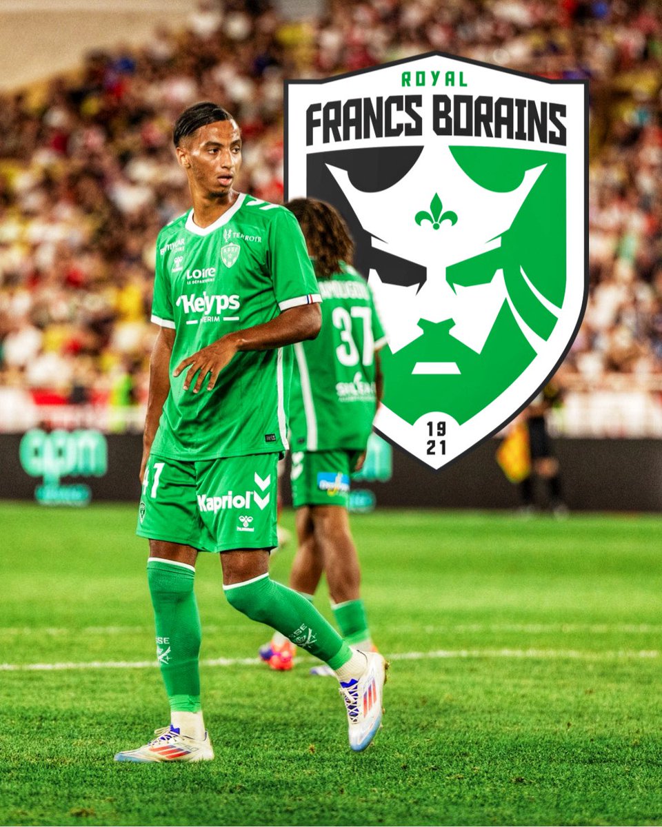 ASSE_NewsOff's tweet photo. 🚨 𝐎𝐓𝐇𝐌𝐀𝐍 𝐐𝐔𝐈𝐓𝐓𝐄 𝐋𝐄𝐒 𝐕𝐄𝐑𝐓𝐒 𝐏𝐎𝐔𝐑... 𝐋𝐄𝐒 𝐕𝐄𝐑𝐓𝐒 !✅ L'attaquant stéphanois Jibril #Othman 🇹🇳 (20 ans) part gagner du temps de jeu en Belgique, sous les couleurs vertes des Francs Borains, actuel 10ème de D2 belge.
Bonne fin de saison Jibril !💚 https://t.co/0J1XoA4SOo