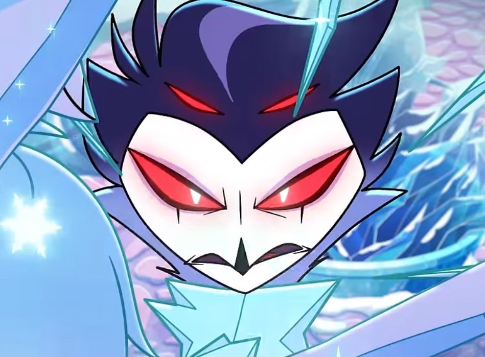 Flugublue's tweet image. Stolas looks actually stunning when he&apos;s pissed-