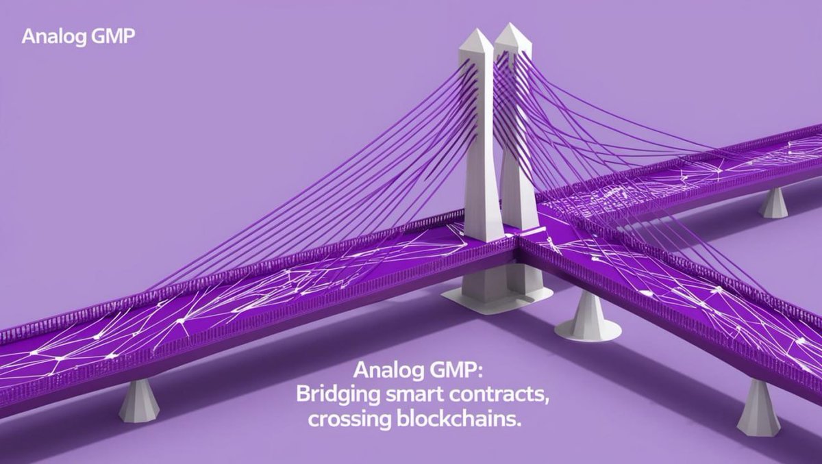 Analog 🤑
A tech which connects blockchains to hold all in single bag ☺️
💥 Revolutionizing cross-chain smart contracts with Analog GMP!
Execute smart contracts seamlessly across blockchains. No more silos—just pure interoperability. 🔗⚡️
#TimeChain #BTC #Crypto #SOL #Analog #ETH