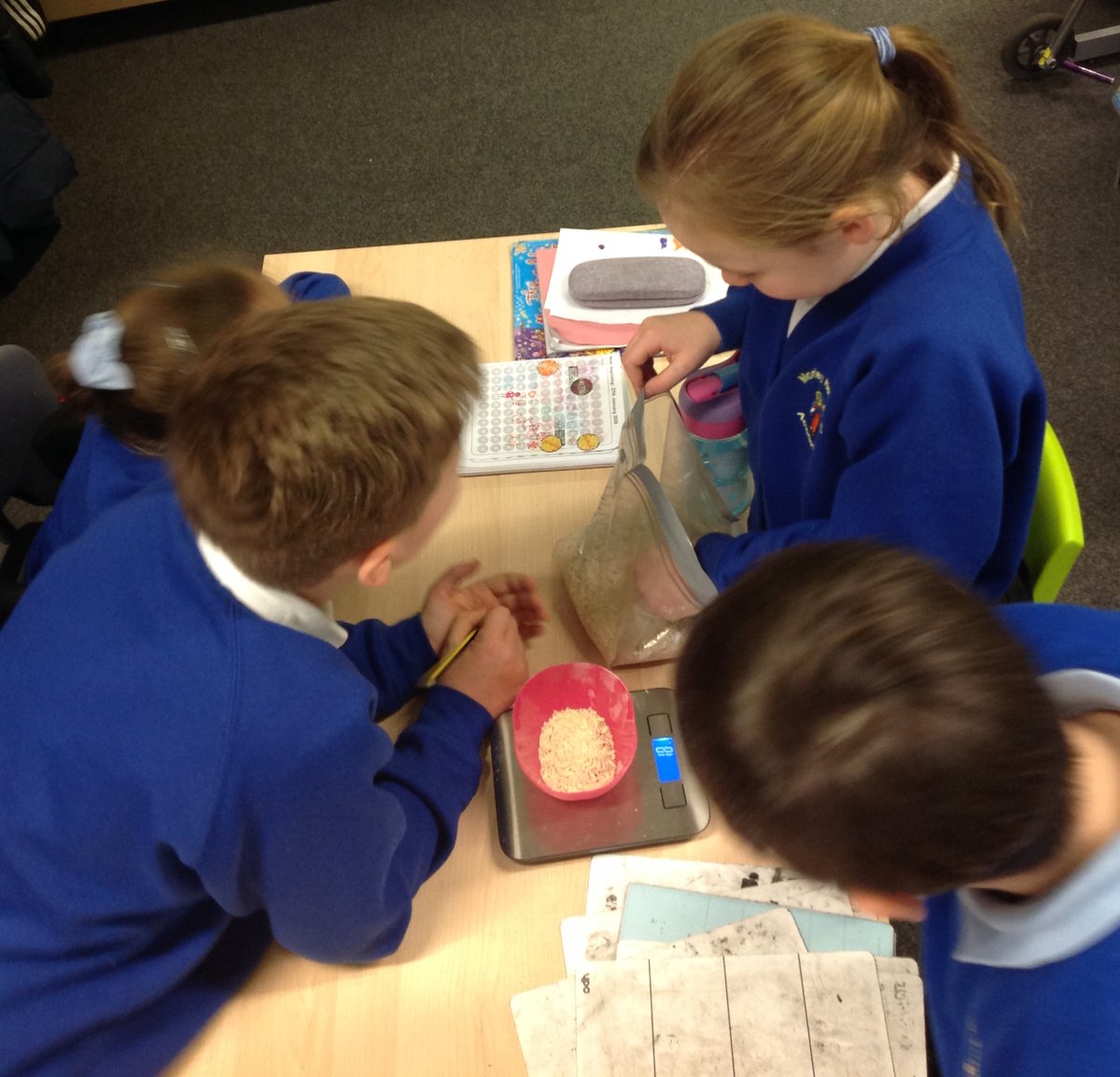 MNA_Year3's tweet photo. In Year 3, the children have been practising their ability to weigh ingredients accurately, in preparation for their DT project next week! https://t.co/yzJ0AEPH6j