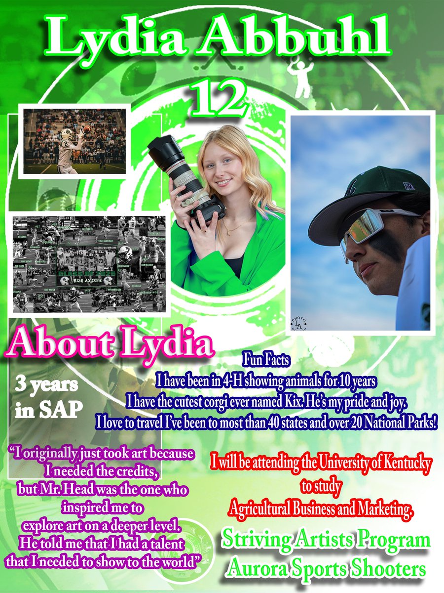 Striving Artists Spotlight on Senior Lydia Abbuhl. Lydia serves as our Project Manager and leads both clubs. #Atownart <a href="/AHS_MH/">Mike Hayes</a> <a href="/DrPMilcetich/">Paul Milcetich</a> <a href="/torresv4msu/">Victor Torres</a> <a href="/AHS_SeanBaker/">AHS_SeanBaker</a> <a href="/LydiaAbbuhl/">Lydia Abbuhl</a> <a href="/Atown_art21/">AHS Art & Design</a>