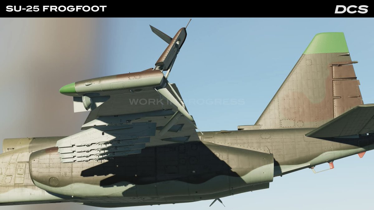 HIPGamesTV's tweet image. It seems that completely re-created Su-25 “Frogfoot” will soon be introduced as a new free aircraft to DCS #dcs #su25 #module #highfidelity #hipgamestv