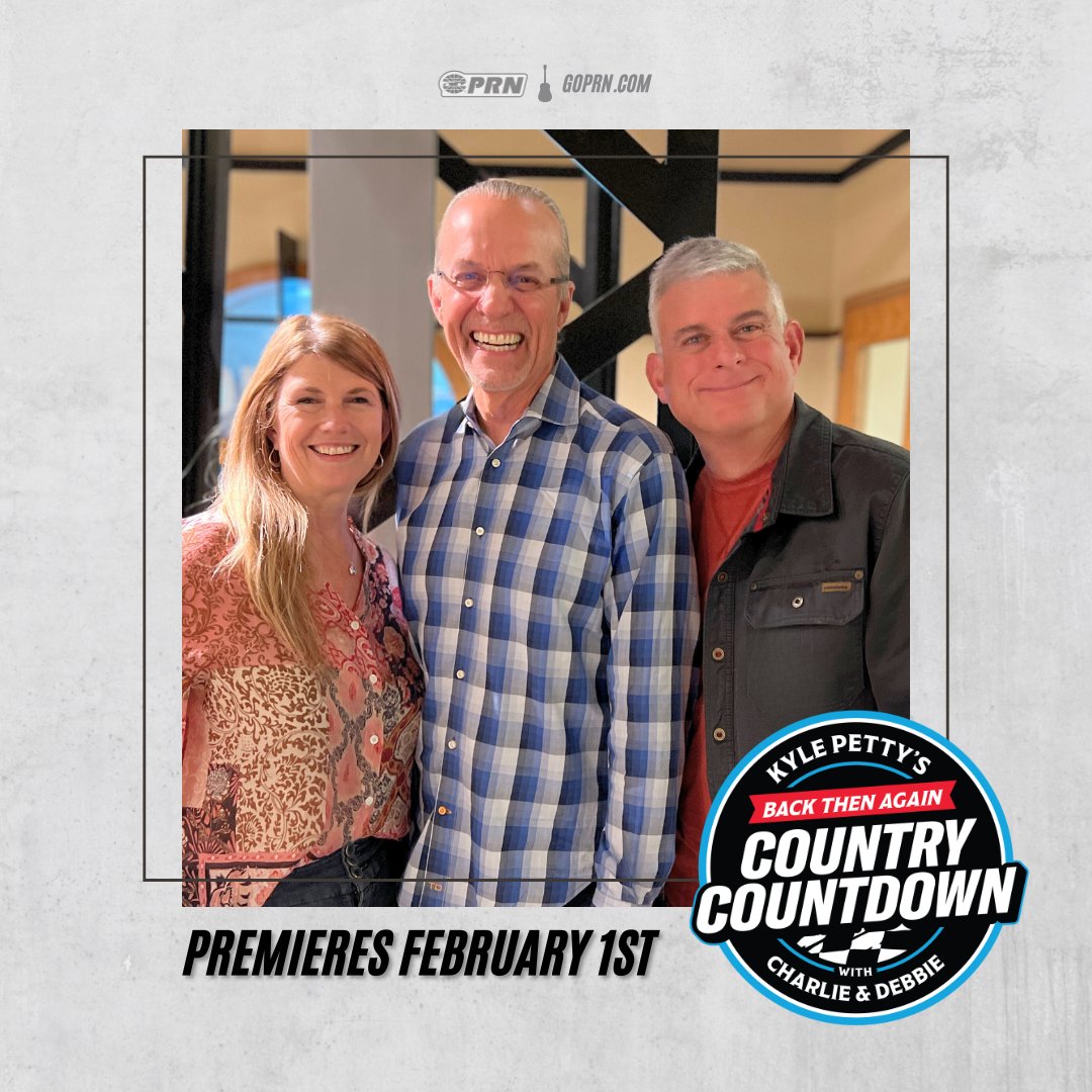 PRN (@prnlive) on Twitter photo NEWS: PRN, <a href="/kylepetty/">Kyle Petty</a> launch new country countdown show with Beasley Media Group duo Charlie and Debbie.
Kyle Petty’s Back Then Again Country Countdown with Charlie and Debbie premieres tomorrow, February 1, on over 180 stations nationwide.
Details: tinyurl.com/mry5rmth NEWS: PRN, <a href="/kylepetty/">Kyle Petty</a> launch new country countdown show with Beasley Media Group duo Charlie and Debbie.
Kyle Petty’s Back Then Again Country Countdown with Charlie and Debbie premieres tomorrow, February 1, on over 180 stations nationwide.
Details: tinyurl.com/mry5rmth