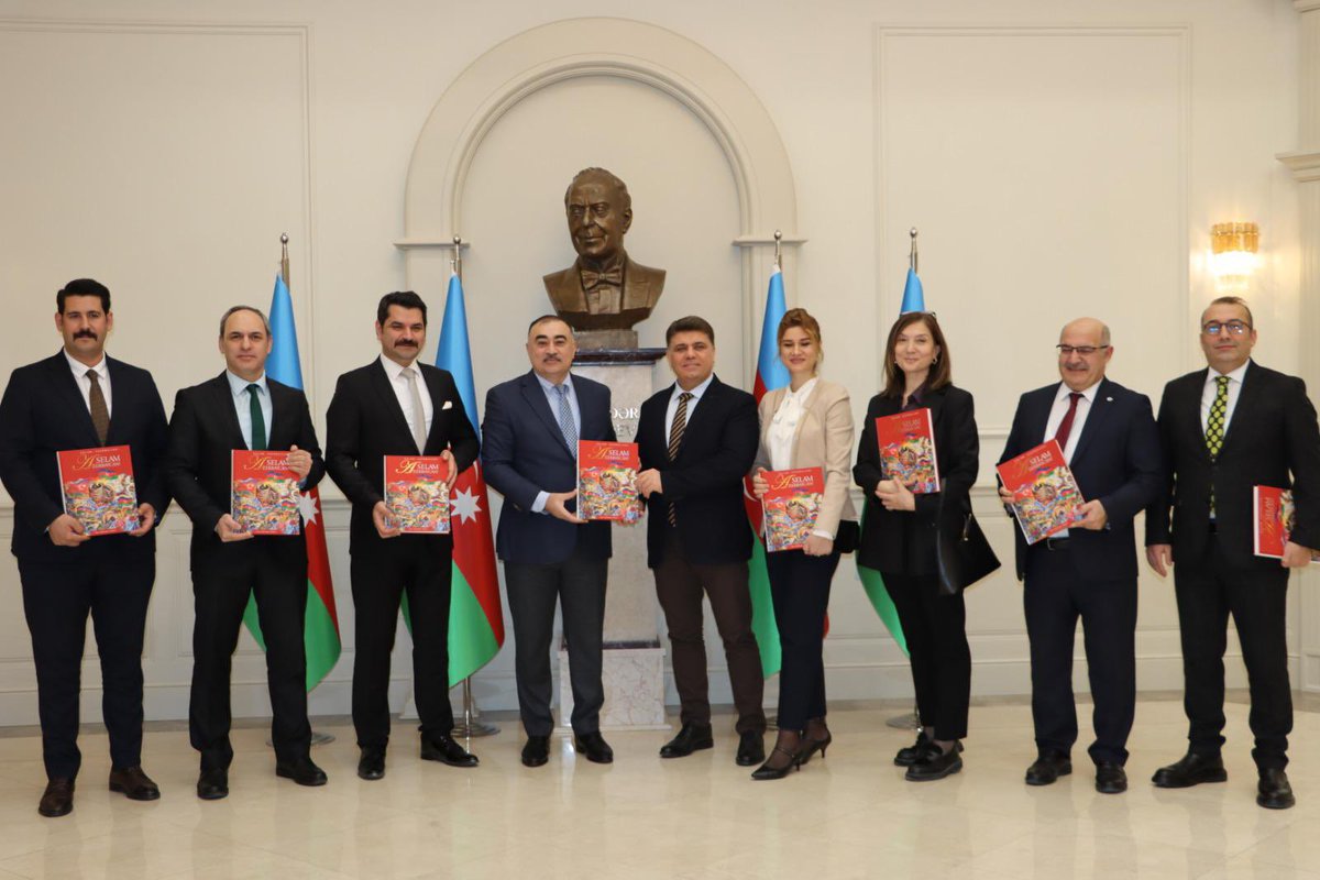 R_Eynaddinoglu's tweet photo. Bugün,  Tüm Etkin Sanayici ve İş Adamları ve İş Kadınları Federasyonu (TESİAD) kurucu Başkanı, aynı zamanda Türkiye Ekonomik Siyasal ve Stratejik Araştırmalar Merkezi (TESAM) Başkanı İlyas Bozkurt​​ ve beraberindeki heyeti Büyükelçiliğimizde ağırladık. Görüşmede sözkonusu kuruluşlarla Azerbaycan'da faaliyet gösteren ilgili kuruluşlar arasında işbirliği ve ortak projelere ilişkin fikir alışverişi yapıldı.