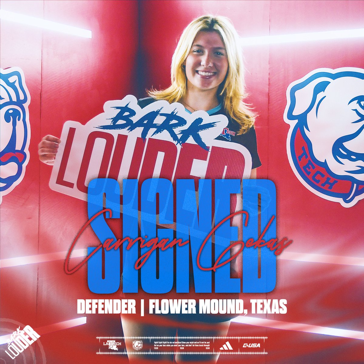 𝙎𝙞𝙜𝙣𝙚𝙙 ✍️

So excited for you to join us in Ruston, <a href="/CarriganGekas/">Carrigan Gekas</a>!