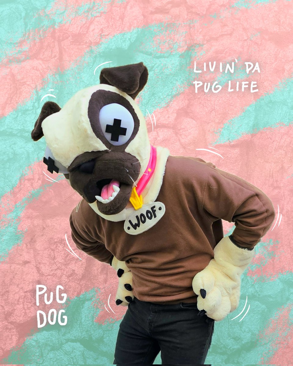 YuyoCreations's tweet image. WAF! WAF! RAHHH! *FARTS* My first ever dog fursuit is here and I LOVE IT 🐕!

This premade features head, paws, and tail! With posable pupils! And ill add one extra pupil of your choosing to it 🥰

Come bid at the Dealers Den!

#fursuitfriday #fursuit #fursona #furry