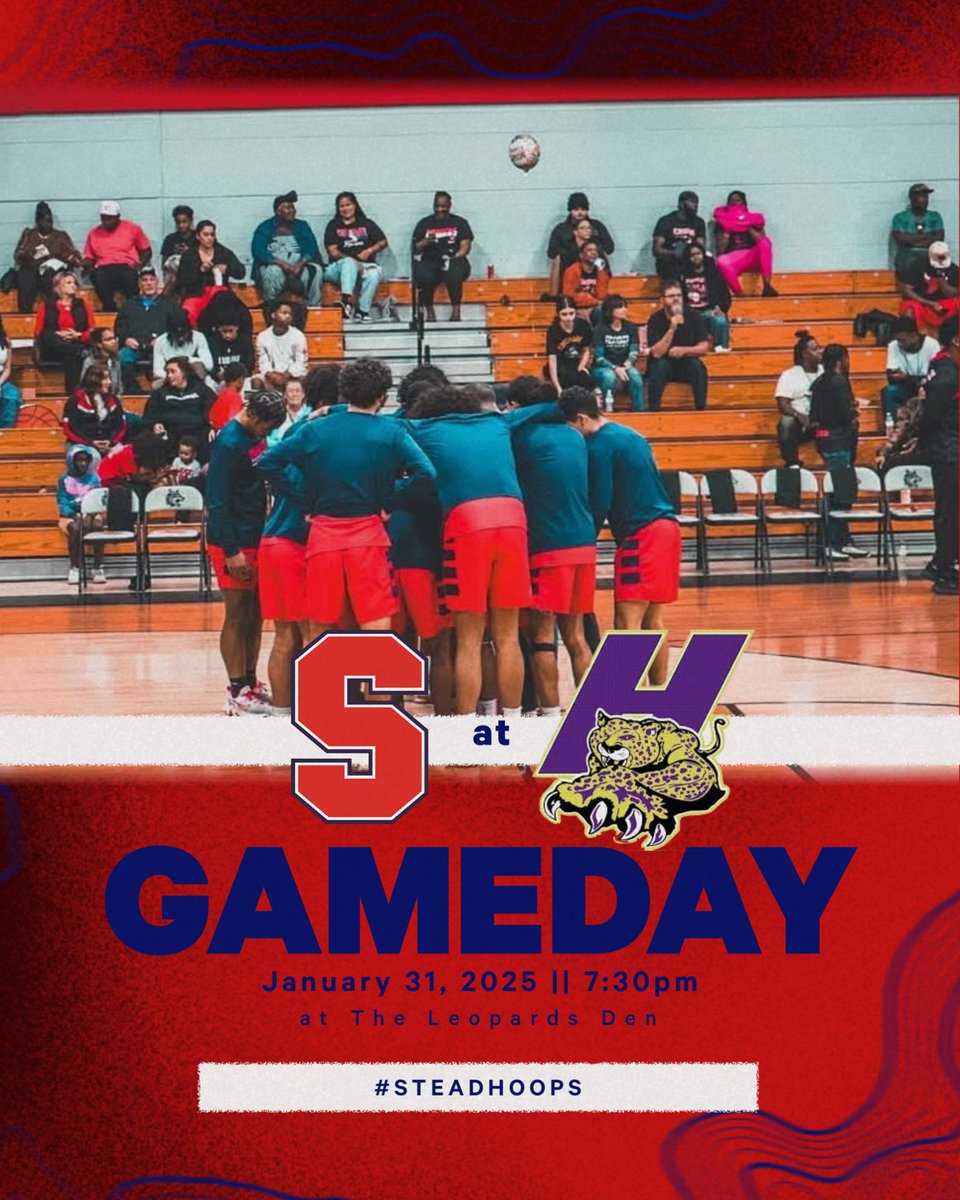 GAME DAY!!! Your <a href="/steadhoops/">Springstead Boys Basketball</a> travel into Brooksville tonight to take on County foe <a href="/HernandoBoys/">Hernando Boys Basketball</a> tonight. Last regular season game of the season. JV tips at 6pm, Varsity at 7:30pm. Come out and support!!! @springstead_ath <a href="/HernandoCo_Ath/">Hernando School District Athletics</a> #steadhoops