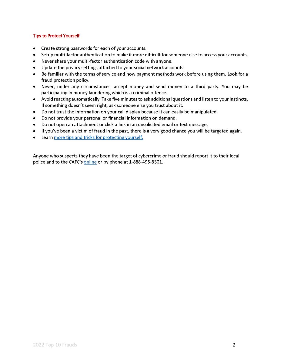 In 2024, the CAFC received fraud reports amounting to an astounding $638 million in losses. Unfortunately, this marks another increase in reported losses. For more information on how to protect yourself from fraud: antifraudcentre-centreantifraude.ca/index-eng.htm #kNOwfraud #showmetheFRAUD #BeScamSmart