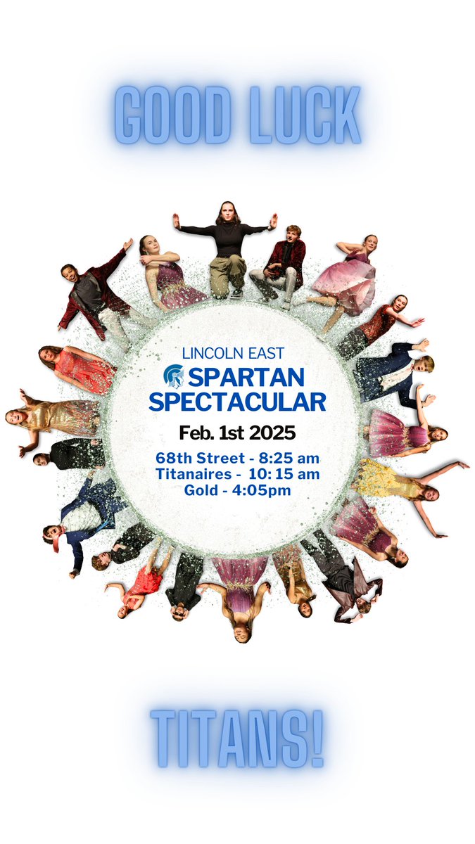 norrischoirs's tweet photo. Come out and support Norris Titans Show Choirs at Lincoln East High School's Spartan Spectacular. 68th Street performs at 8:25am, Titanaires at 10:15am and Gold at 4:05pm. GO TITANS! #spartanspectacular #lincolneasthighschool #lincolneastvocalmusic #nhstitans #norrishighschool https://t.co/eNMl0or08D
