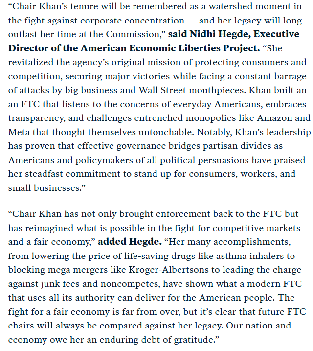 American Economic Liberties Project tweet media