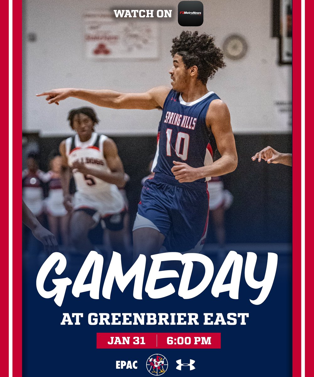 Game Day #12
🆚 Greenbrier East
🏟️ The Greenbrier (America’s Resort)
⏰ 6:00pm
📺 wvmetronewstv.com
