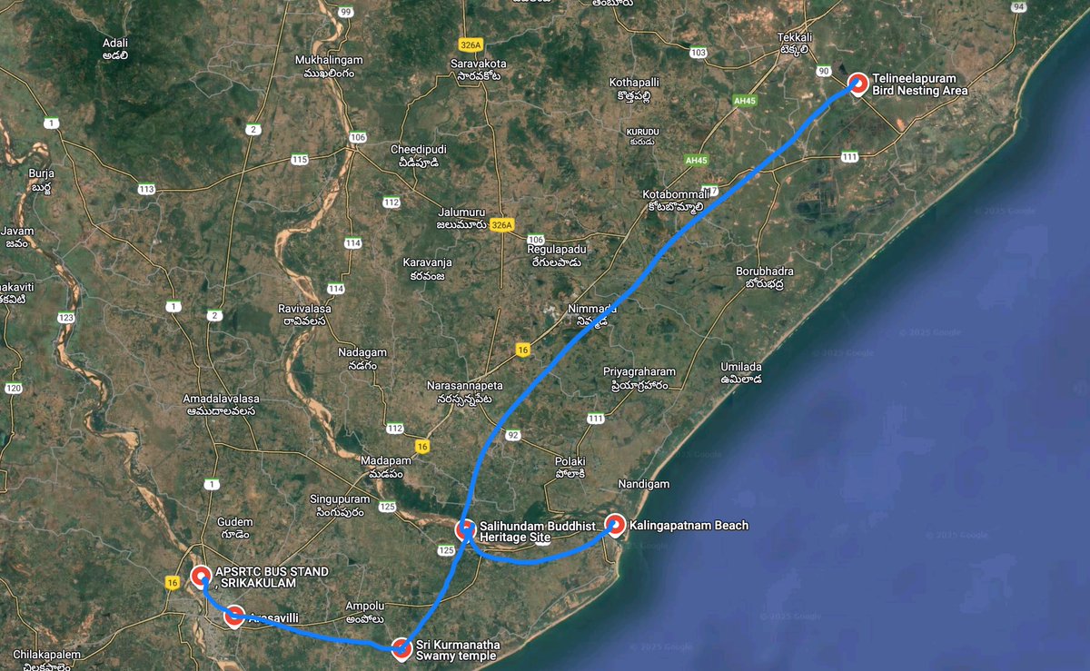 Ashwatthama2898's tweet photo. 🌿✨ Discover the Beauty of Srikakulam! 🏞️🏝️

From the sacred Arasavalli Sun Temple 🛕 to the  Kalingapatnam Beach 🌊

🧵 

#Aptourism #Janasenaparty https://t.co/2sp75NqTZF
