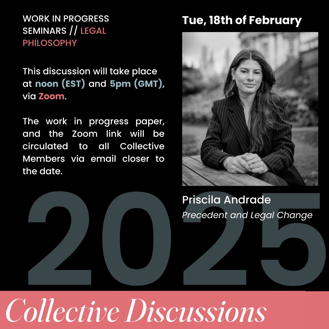 CollectiveWLP's tweet image. 📅 Save the date!

Priscila Andrade will be presenting her work-in-progress at our next Collective Discussion on the 18th February! ✨

Link and paper will be circulated to Collective members soon.