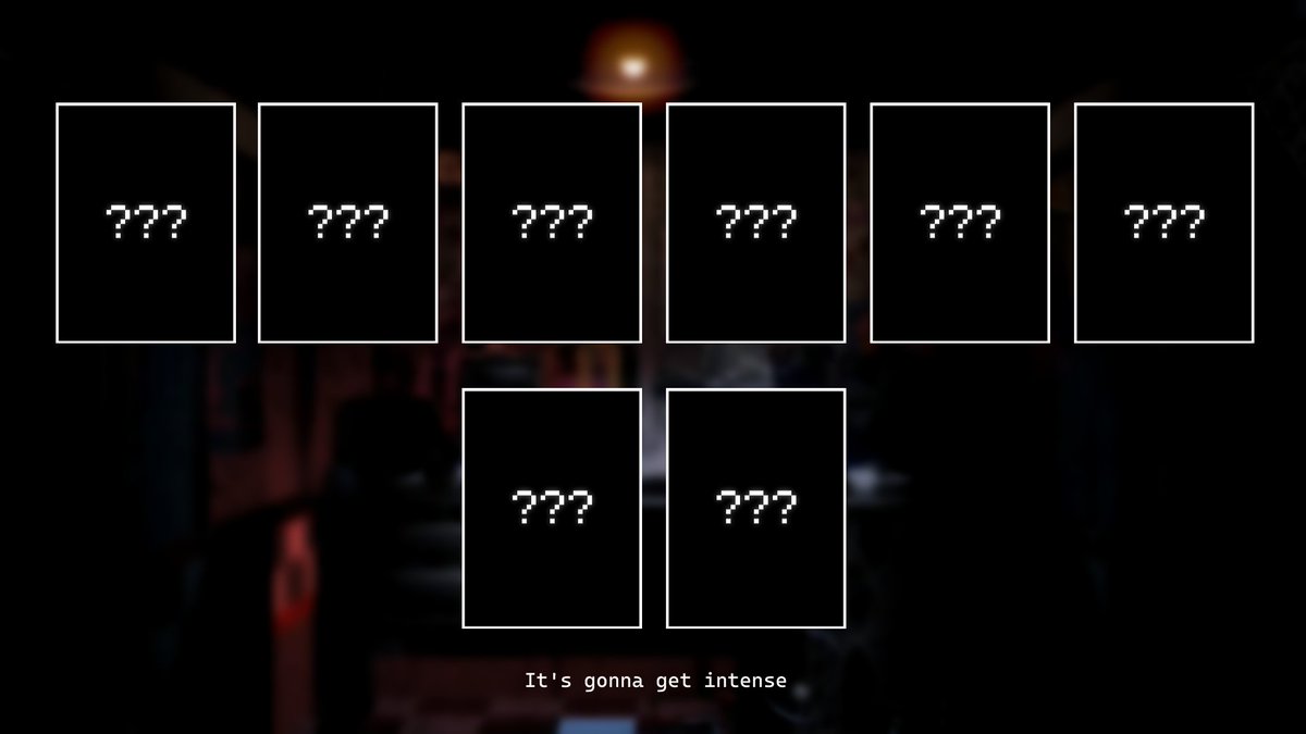 It's a fantasy, they'll be seeing you soon. Nowhere left to go, terrors keep breaking through. 
( Image by <a href="/Molten_Prod/">Molten</a> )
It's gonna get intense.
#FNAF #Markiplier #FNF