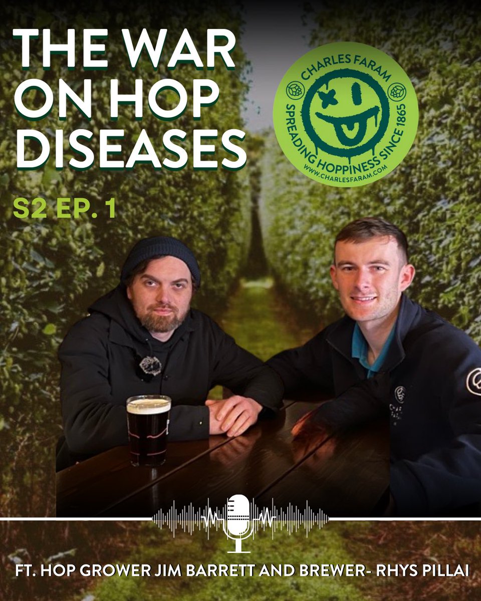 🎙️ Season two - Spreading Hoppiness podcast OUT NOW 🎙️
 
We're back for 2025, and we have a brilliant line up of hoppy topics, technical talks and brewing techniques! 🍺

This week we hear from hop grower Jim Barrett as he gives us the low down on the 2024 harvest, what methods