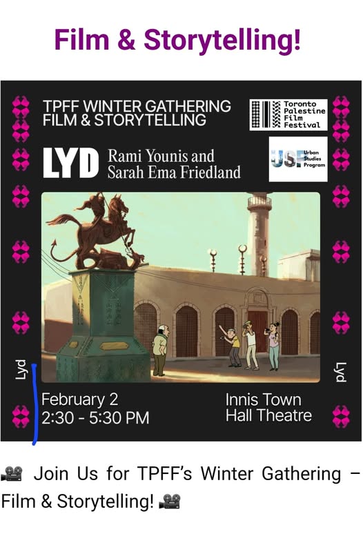 TOPalestineFilmFestival (@tpff) on Twitter photo THIS SUNDAY! Join us for an afternoon of films and stories!
copresented with <a href="/USPUofT/">Urban Studies @ UofT</a>
TICKETS: zeffy.com/en-CA/ticketin… THIS SUNDAY! Join us for an afternoon of films and stories!
copresented with <a href="/USPUofT/">Urban Studies @ UofT</a>
TICKETS: zeffy.com/en-CA/ticketin…