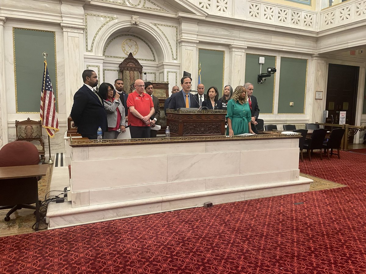 NOW: #Philadelphia city leaders responding to new #immigration policies after first confirmed #ICE raid in the city happened this week. Leaders pledge commitment to “safety and justice for all.”
<a href="/6abc/">Action News on 6abc</a>