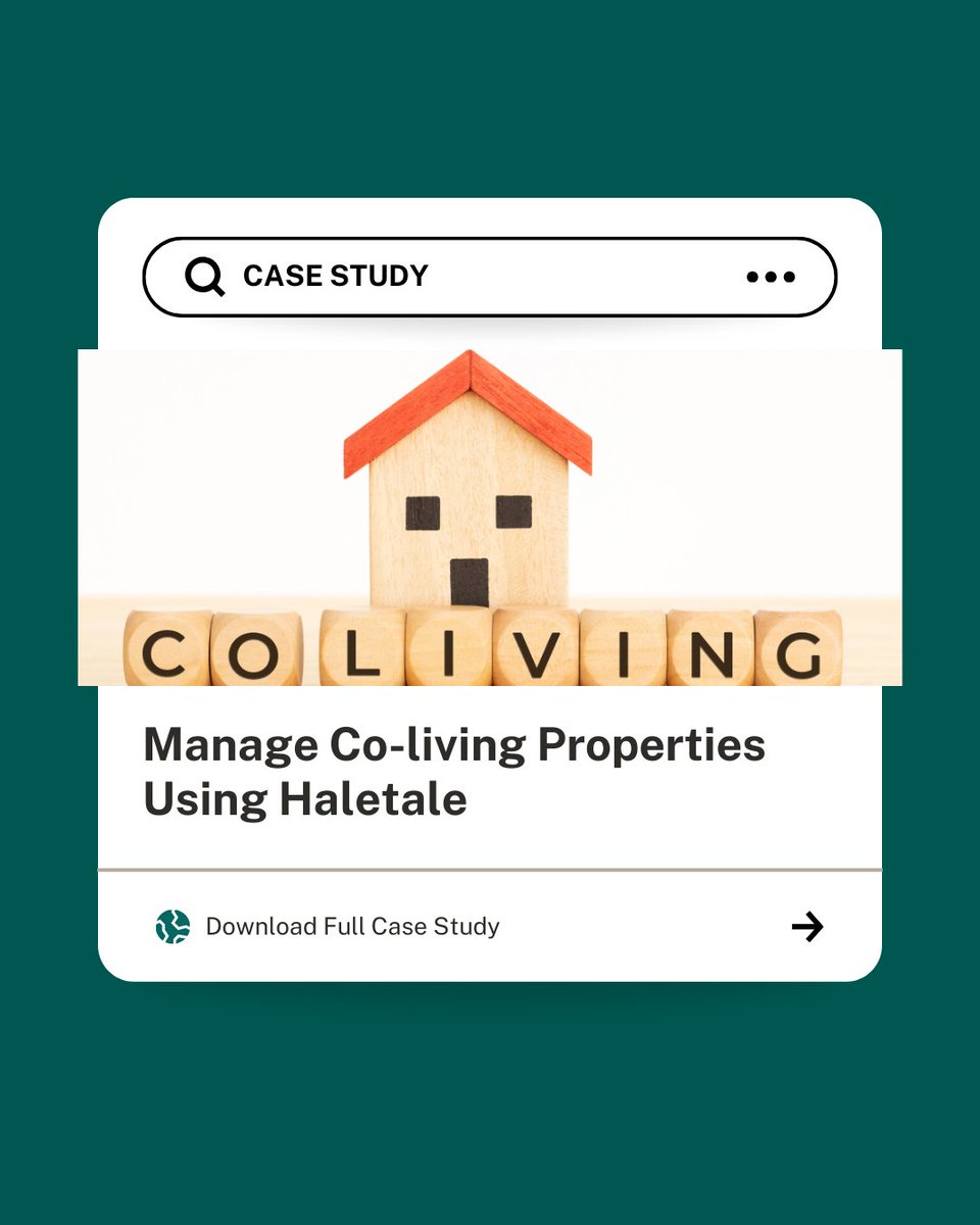 Haletale_Inc's tweet photo. Managing a co-living property is a challenge—but what if you had the right system in place?

See how you can increase on-time rent payments by 30%, save 50% of time, and drastically reduce tenant disputes. 

Download Our Case Study - https://t.co/VNeEw8LqZb

#realestatetips https://t.co/tXUfDQ7mgn
