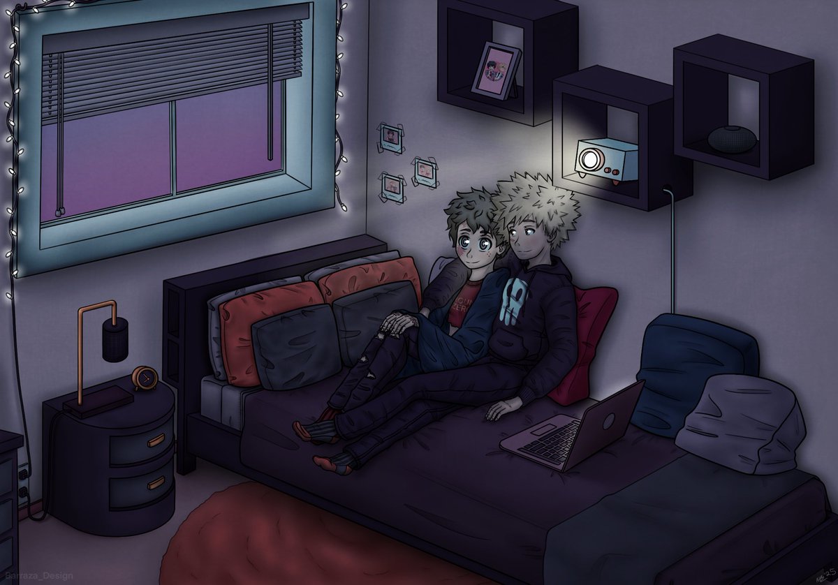 I’m excited to share the first piece for the fic collaboration I did with <a href="/ojaywayo/">Jay</a> for the <a href="/BKDKBigBang/">✨️ Binary Stars BkDkBk- 2024 Bang Posting</a> this year! Please enjoy both the art and story (story post to follow).

The way Katsuki is watching Izuku 🧡💚

#nsfw #bkdk #bkdkbigbang #misunderstandings #happyending