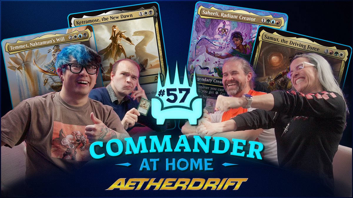 Brian Kibler (@bmkibler) on Twitter photo It's time to start your engines with this Aetherdrift Commander First Look!
<a href="/GavinVerhey/">Gavin Verhey</a> and <a href="/Theasianavenger/">TheAsianAvenger 😈MCVegas</a> joined us in this WotC #sponsored episode to take the new Aetherdrift precons through their paces - along with some brews of our own!
youtu.be/ispn7yrTikc It's time to start your engines with this Aetherdrift Commander First Look!
<a href="/GavinVerhey/">Gavin Verhey</a> and <a href="/Theasianavenger/">TheAsianAvenger 😈MCVegas</a> joined us in this WotC #sponsored episode to take the new Aetherdrift precons through their paces - along with some brews of our own!
youtu.be/ispn7yrTikc