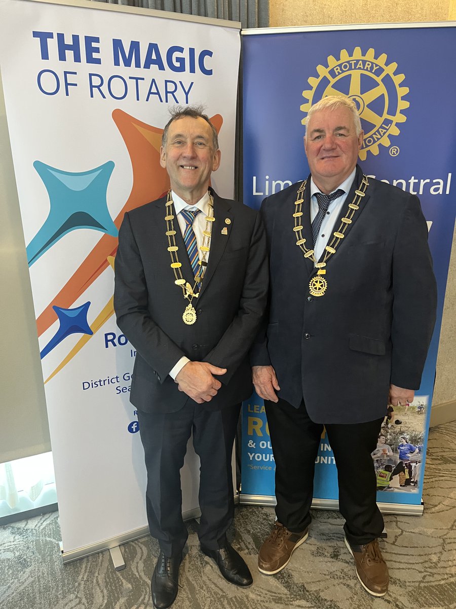 LimerickRotary's tweet image. We were honoured to welcome Seamus Parle, District Governor of Rotary Ireland, at our Special General Meeting today, and to hear his reflections on the current Rotary presidential theme 'The Magic of Rotary'  #rotaryinternational #ServiceAboveSelf