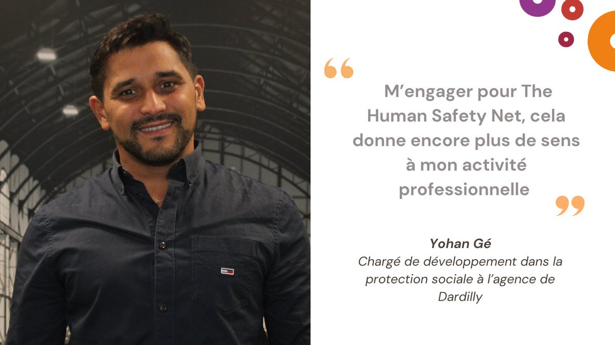 The Human Safety Net France (@thsnfrance) on Twitter photo Yohan Gé, chargé de développement à l’agence de Dardilly, aide les parents de notre partenaire : la Maison des Familles de <a href="/vaulxenvelin_/">Ville de Vaulx-en-Velin</a> dans leur parcours d’insertion professionnelle.
Découvrez son engagement pour THSN 🧡
↪️shorturl.at/rULE3
#THSNinAction Yohan Gé, chargé de développement à l’agence de Dardilly, aide les parents de notre partenaire : la Maison des Familles de <a href="/vaulxenvelin_/">Ville de Vaulx-en-Velin</a> dans leur parcours d’insertion professionnelle.
Découvrez son engagement pour THSN 🧡
↪️shorturl.at/rULE3
#THSNinAction