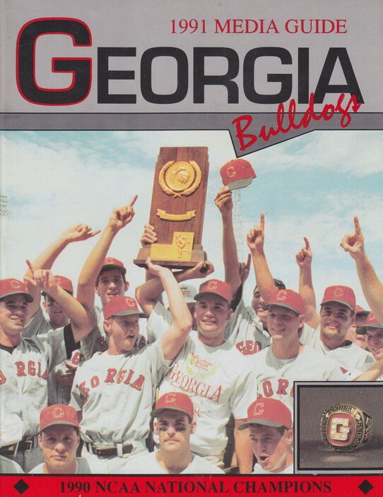 The 1990 College World Series champion, Georgia Bulldogs