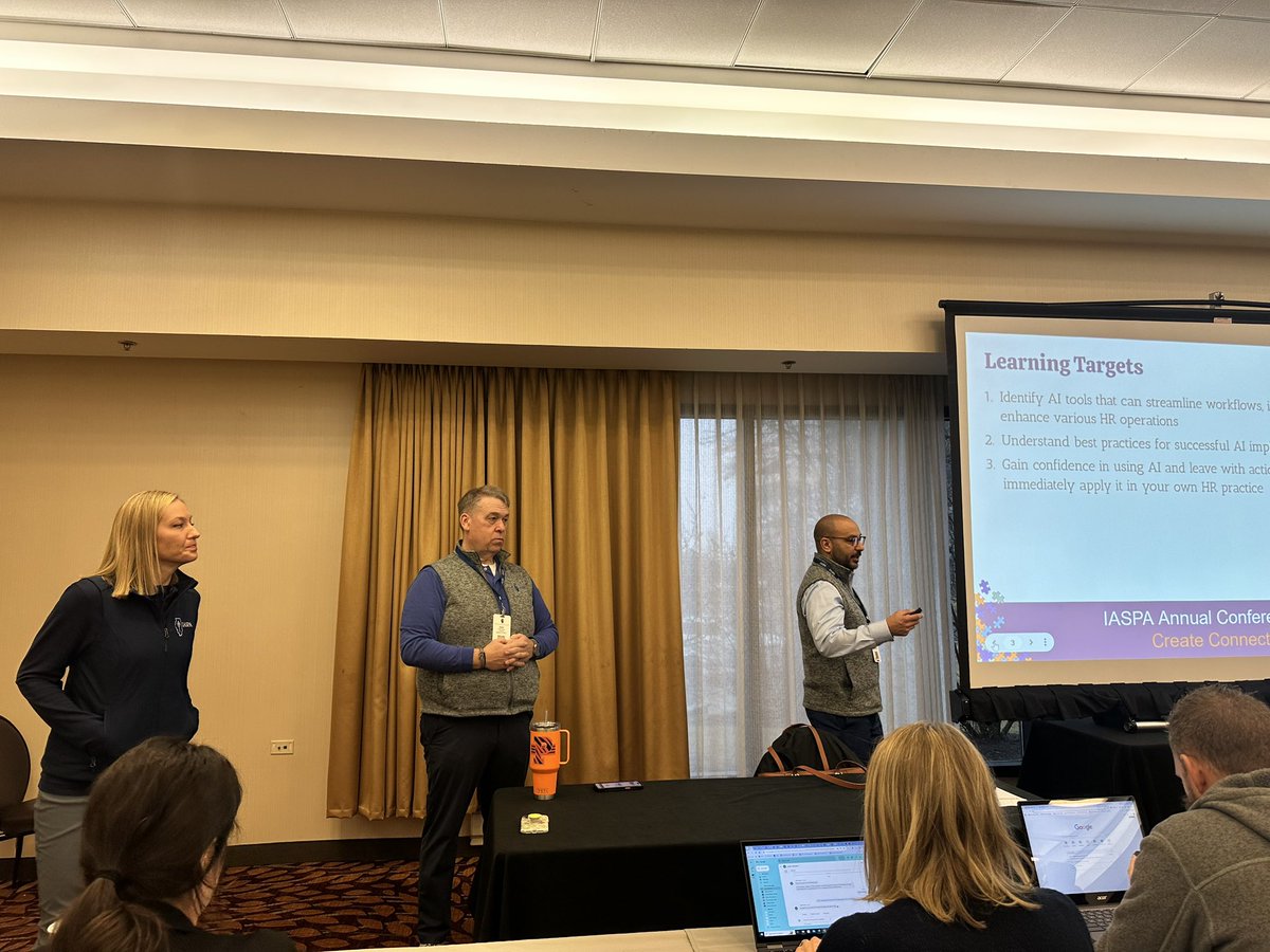Danielle Carter, Ed.D., pHCLE (@drcarter29) on Twitter photo AI in the HR office! Yeassss And! <a href="/JRChambersD87/">Josh R Chambers</a> @WeGo94HR <a href="/empiotrowski/">Ed Piotrowski</a> incredible session <a href="/_IASPA_/">IASPA</a> conference 2025 #iaspa2025 #ILHRLeaders AI in the HR office! Yeassss And! <a href="/JRChambersD87/">Josh R Chambers</a> @WeGo94HR <a href="/empiotrowski/">Ed Piotrowski</a> incredible session <a href="/_IASPA_/">IASPA</a> conference 2025 #iaspa2025 #ILHRLeaders