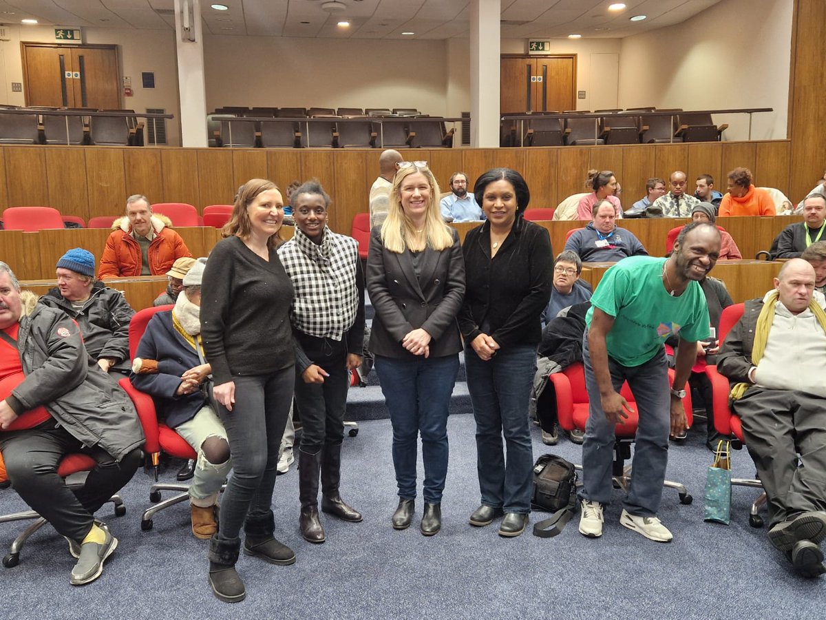 (1/2) Lewisham Speaking Up is an amazing organisation which empowers people with learning disabilities.

This morning they had chance to grill all 3 Lewisham MPs - me, <a href="/elliereeves/">Ellie Reeves</a> &amp; <a href="/JanetDaby/">Janet Daby MP</a> -  on subjects including health, work &amp; housing.

Thanks for the excellent questions!