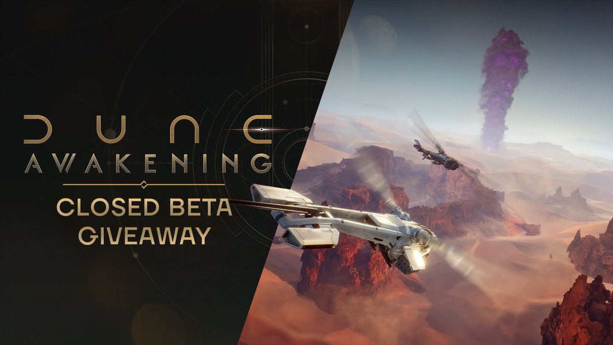It's time for another drawing for the Dune: Awakening Closed Beta!

Follow us, like this post, and retweet to be entered. Winners will be chosen and contacted next week.

Complete the Beta Player Survey and see more information on our forum post: forums.funcom.com/t/271124