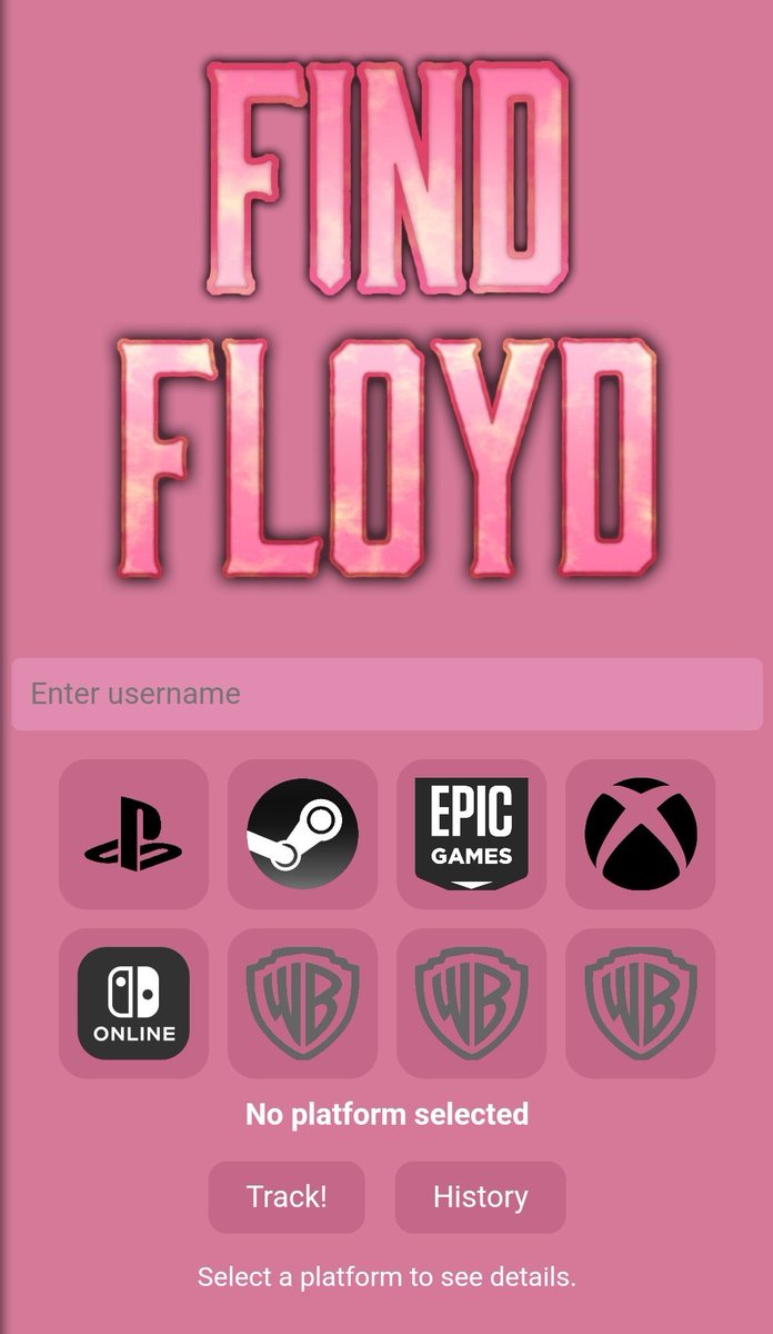 thethiny's tweet image. The Floyd tracker is now Live!
Enter your platform username and Track your progress. It will give you clues on what to try next. For Xbox / switch please use your WBID.
Let me know if it crashes or doesn't work!
Hope it helps 🙏🏻
floydtracker.thethiny.xyz