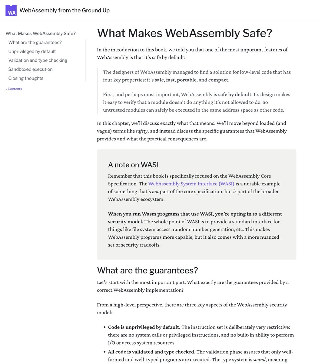 WebAssembly from the Ground Up tweet media