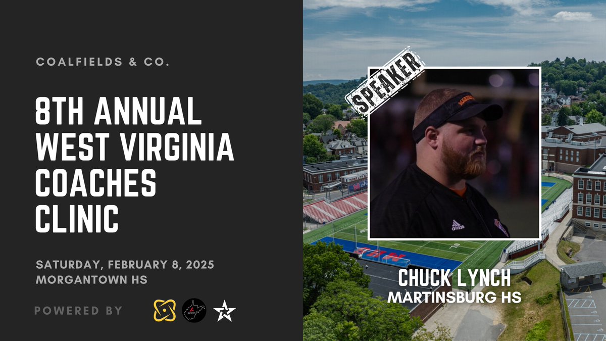 SPEAKER: Chuck Lynch, Martinsburg

The 2025 #wvprepfb Coaches Clinic speaker list features state champion offensive line coach Chuck Lynch. The Bulldogs consistently excel in the trenches, both on the field and in college recruitment.

Tickets available at field-iq.org/events/cc-clin…