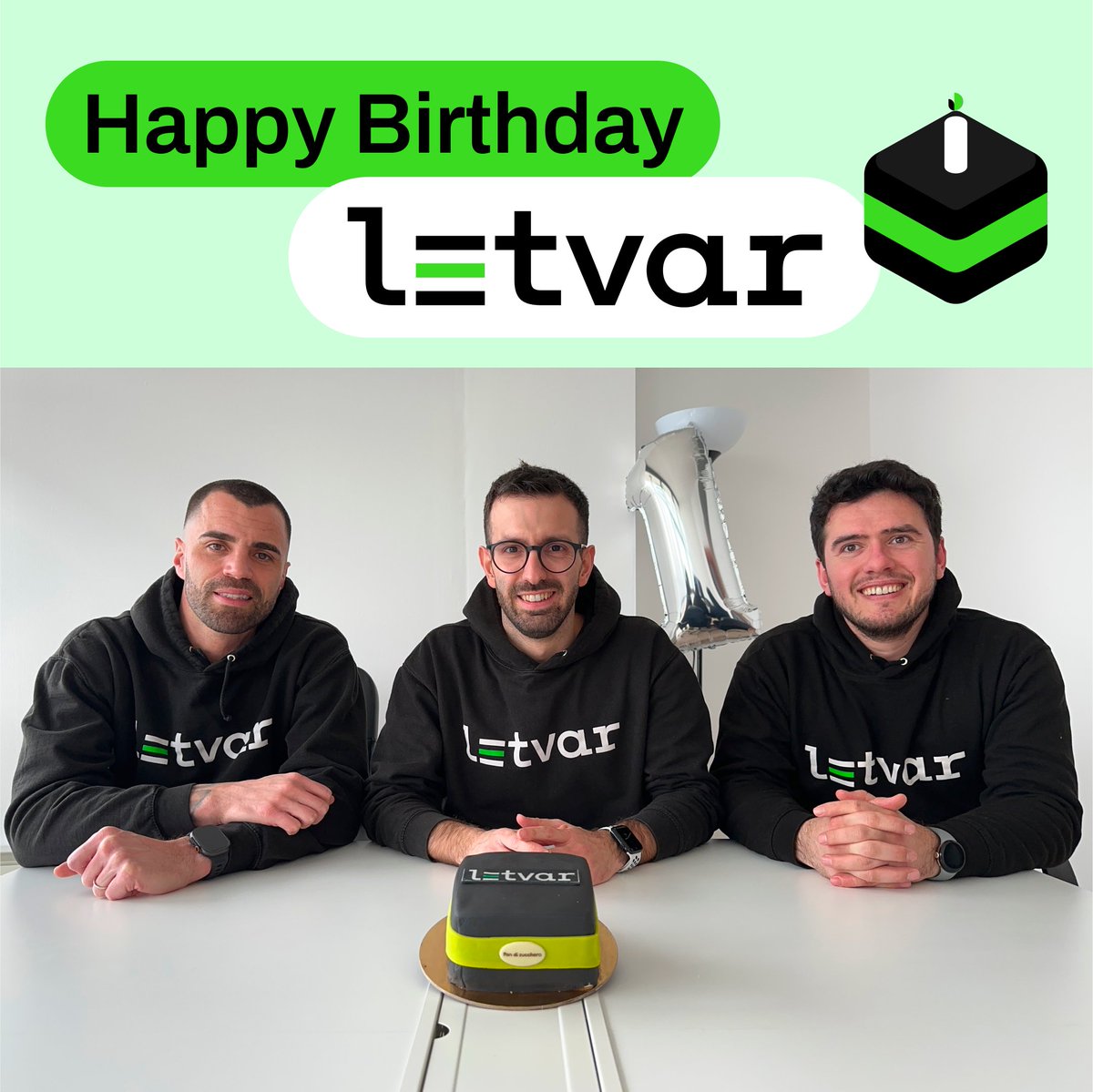 🎉 letvar turns one today! 🎂
One year ago this adventure began, amid new experiences, challenges and many satisfactions. In 12 months we have learned a lot, worked on exciting projects and achieved important milestones. 🚀
