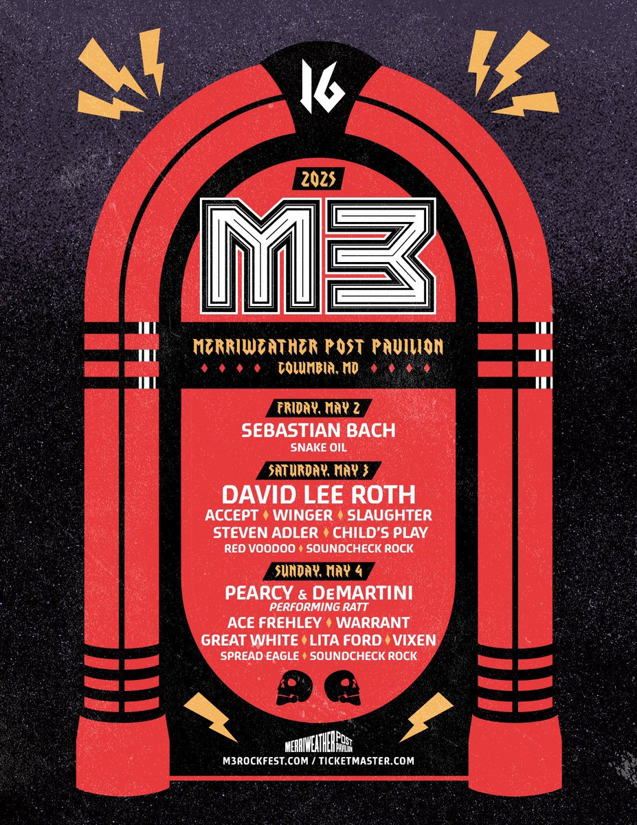 This years <a href="/M3RockFestival/">M3 Rock Festival</a> lineup 👀