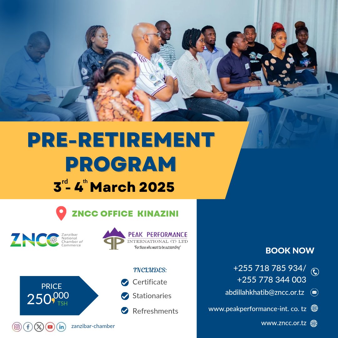 After highly impactful Pre-Retirement Programs in 2024, ZNCC and PPIT are back with another powerful session to be held from 3-4 March 2025. With practical strategies, and support, we’re helping participants to plan, prosper, and step into retirement with confidence.
#Retirement