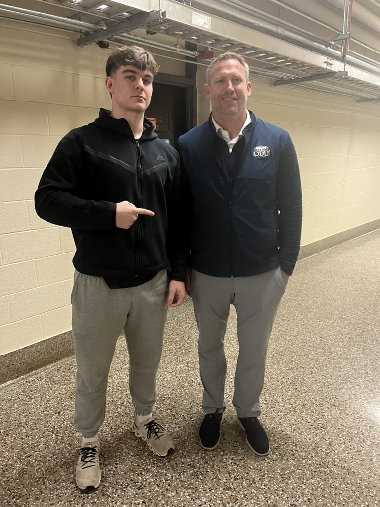 Rob lange jr. 3⭐️ (@theroblange) on Twitter photo #AGTG After an awesome conversation with <a href="/chrisrusiewicz/">Chris Rusiewicz</a> . I am blessed to announce my 10th division one scholarship from <a href="/ODUFootball/">ODU Football</a> !
<a href="/RickyRahne/">Ricky Rahne</a> <a href="/RemingtonReb/">Remington Rebstock</a> <a href="/CoachVic_/">Victor Irokansi</a>
<a href="/nwestfootball/">Northwest Guilford Football</a> <a href="/wco70mack/">WCO70 Sports</a> <a href="/FCRecruits/">First Choice Recruiting</a> <a href="/DAWGHZERECRUITS/">Dawg House Recruiting</a> <a href="/willbradleysp/">Will Bradley Sports Performance</a> #AGTG After an awesome conversation with <a href="/chrisrusiewicz/">Chris Rusiewicz</a> . I am blessed to announce my 10th division one scholarship from <a href="/ODUFootball/">ODU Football</a> !
<a href="/RickyRahne/">Ricky Rahne</a> <a href="/RemingtonReb/">Remington Rebstock</a> <a href="/CoachVic_/">Victor Irokansi</a>
<a href="/nwestfootball/">Northwest Guilford Football</a> <a href="/wco70mack/">WCO70 Sports</a> <a href="/FCRecruits/">First Choice Recruiting</a> <a href="/DAWGHZERECRUITS/">Dawg House Recruiting</a> <a href="/willbradleysp/">Will Bradley Sports Performance</a>