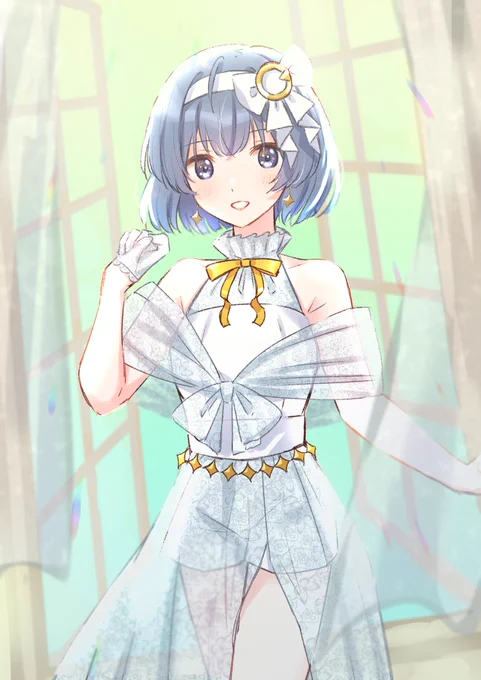 【声音の宴 頒布物紹介④】ささら&つづみA4クリアファイル～2024 Birthday Ver.～去年の誕生日に描いたイラストです。表がささらちゃん、裏がつづみちゃんになっています! 