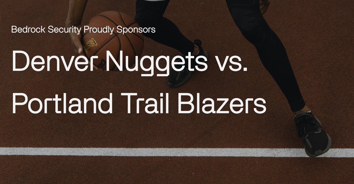 BedrockDataAI's tweet photo. Join us in #Denver, Colorado on February 10th, for an exclusive, invite-only #NBA experience.🏀 Enjoy great food, drinks, and conversations with fellow #securityexecutives—all from the comfort of a luxury box suite.👉 Secure your spot here: https://t.co/fYHE6Mpoye https://t.co/hKKMJTSlr3