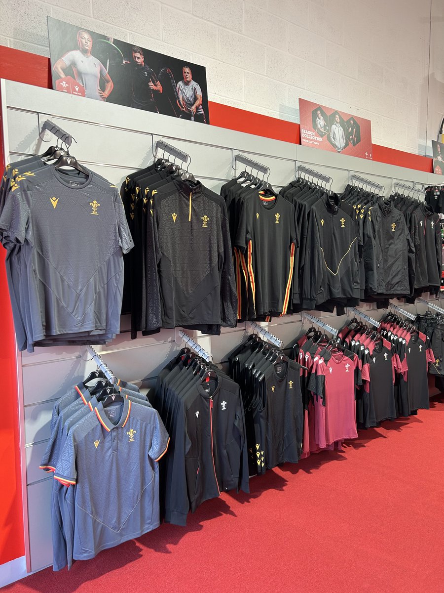 MacronCardiff's tweet photo. Check out our exclusive WRU merchandise collection:
👕 Hoodies, Tees, and Jackets - perfect for match days or casual wear!
🧢 Accessories that complete your look!

Available in-store and online!

#GuinnessSixNations #WelshRugby #throughfireandflames #macron #macroncardiff https://t.co/Ble6idxKCm