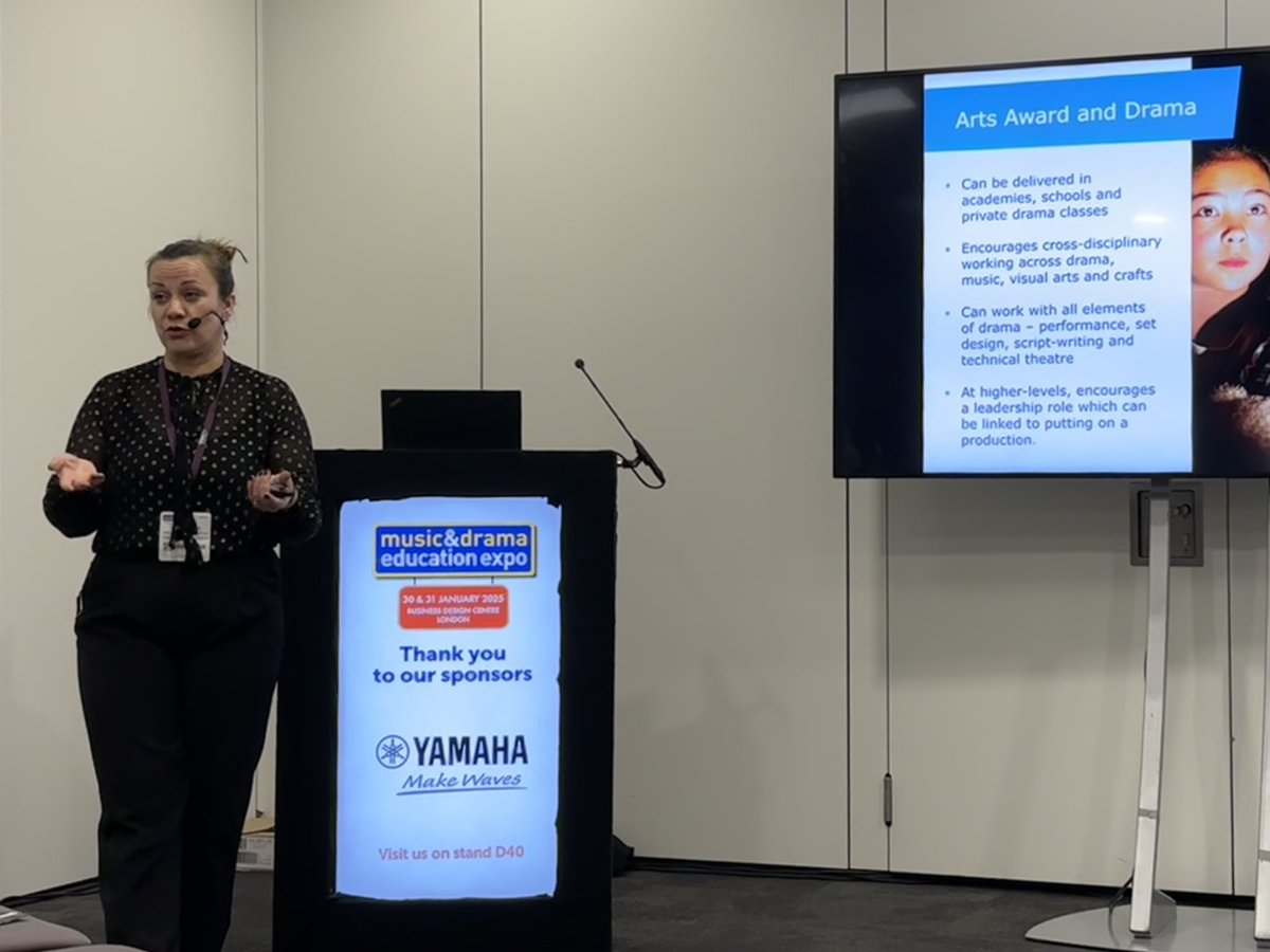 PapatangoTC's tweet image. We are proud to be an #ArtsAward supporter so it’s especially good to hear the @ArtsAward presentation at #MDEE25. Our #GoWrite programme can count towards Bronze Award and we’re happy to support in other ways too, to help young people achieve their qualification.
@MusicEdExpo