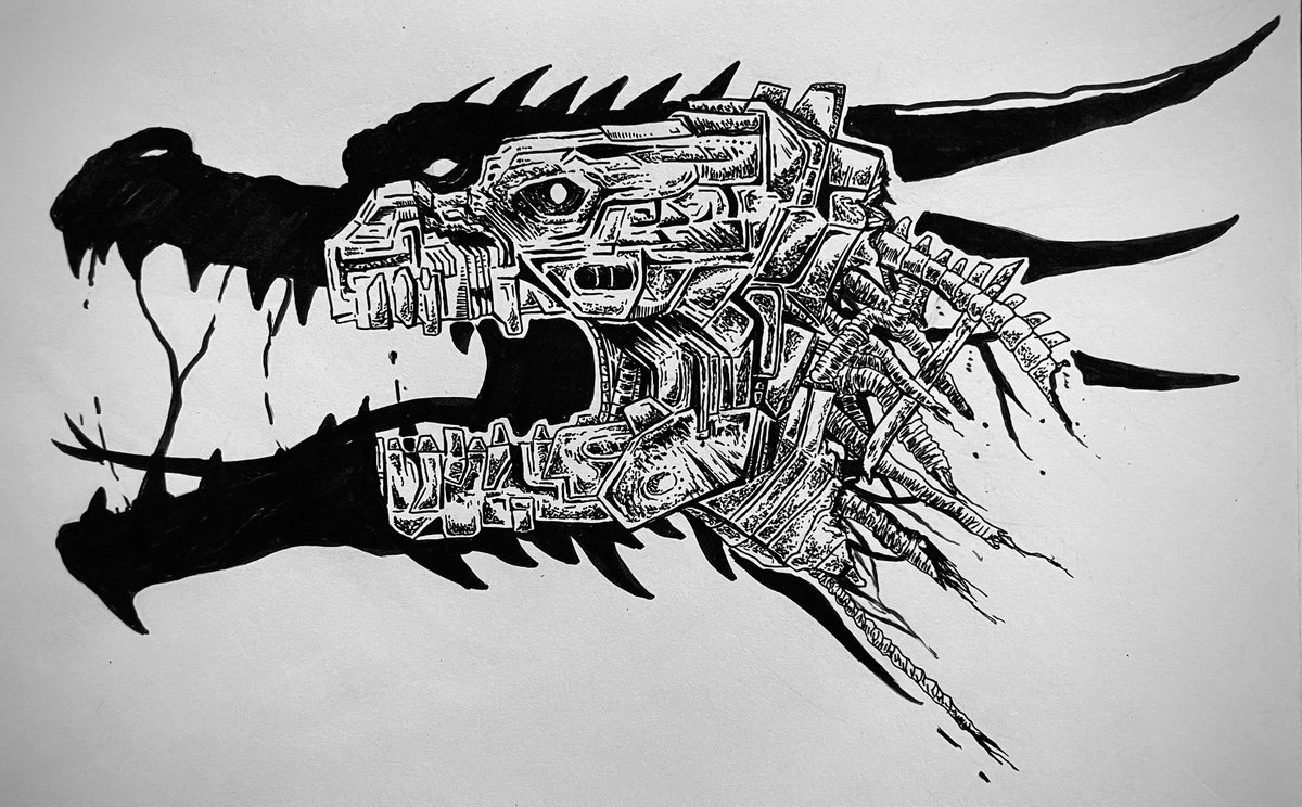 sakuri_godzilla's tweet photo. MechaGodzilla…？ https://t.co/9j7WmDLqQS