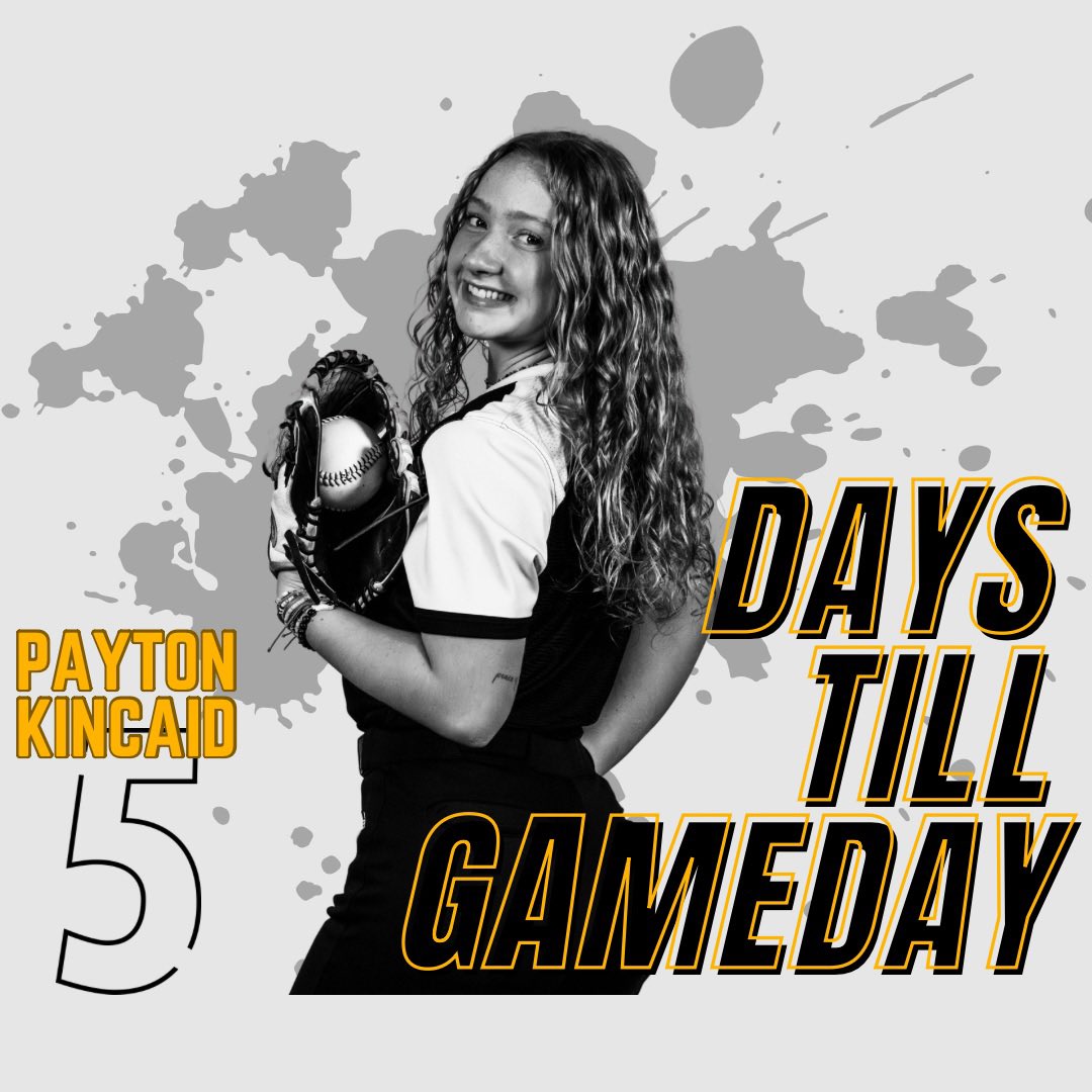 WSC Softball (@wscwildcatsb) on Twitter photo 5 days out. 
#GoCats | <a href="/payton_kincaid/">Payton Kincaid</a> 5 days out. 
#GoCats | <a href="/payton_kincaid/">Payton Kincaid</a>