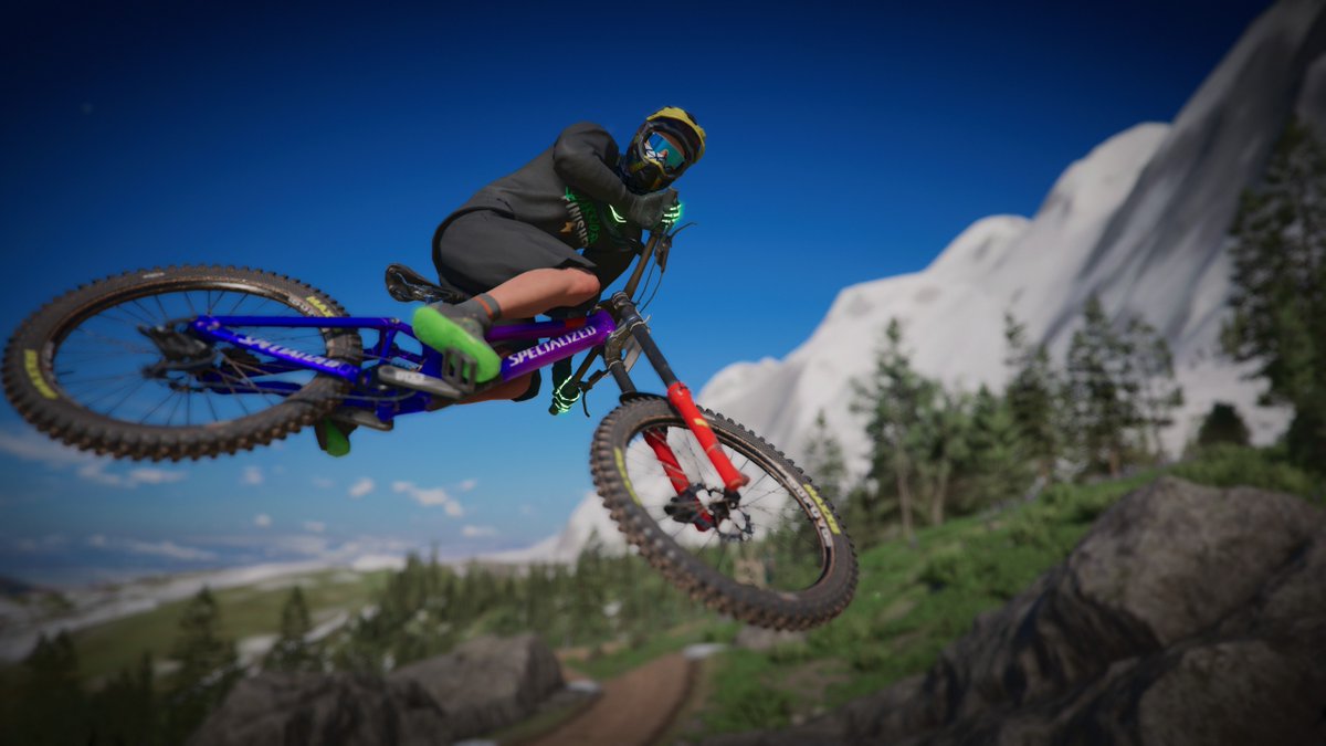 JustSteepIt's tweet photo. Sending it down the trails. #ridersrepublic #ubisoft #VirtualPhotography #PhotoMode @RidersRepublic https://t.co/uGRdgT5jH0
